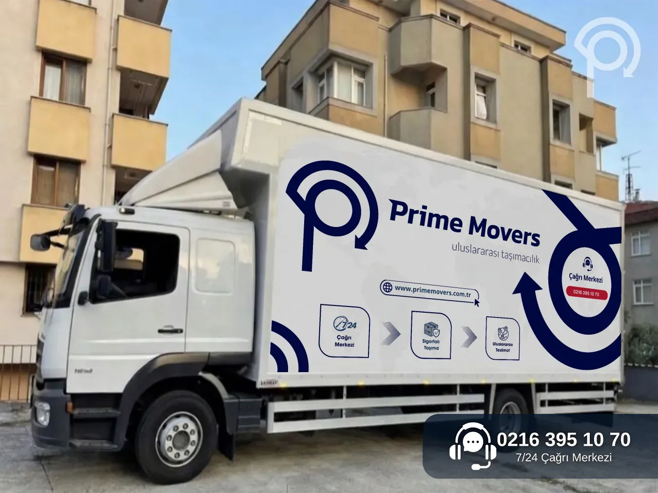 Türkiye’den Avusturya’ya ev taşıma hizmetinde Prime Movers nakliyat aracı