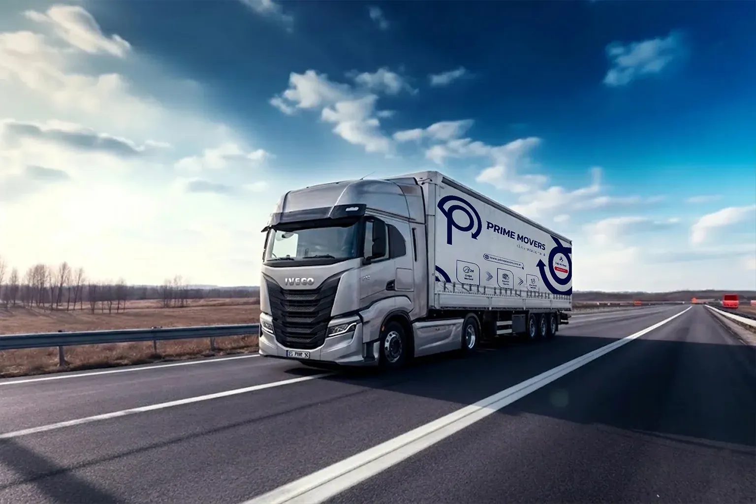 Türkiye’den İngiltere’ye ev taşıma hizmetinde kullanılan uluslararası nakliyat aracı