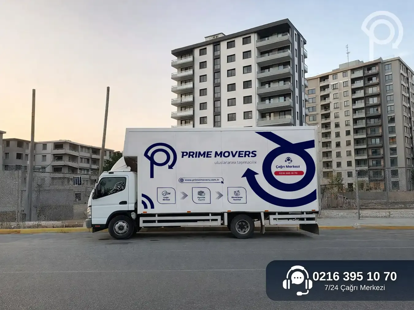 Uluslararası parsiyel taşıma hizmetinde Prime Movers nakliyat aracı